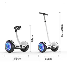 Load image into Gallery viewer, 8/10 inch 36/54V Kids Adult Smart Handle Leg Bar Electric Scooter 2 Wheel Stand Up Self Balancing Hoverboard custom
