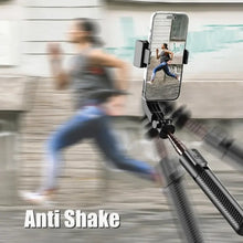 Load image into Gallery viewer, 1-Axis Gimbal Bluetooth Selfie Stick with Tripod and Stabilizer.
