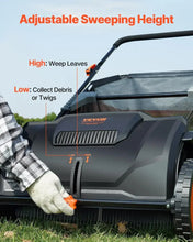 Load image into Gallery viewer, Push Lawn Sweeper,21-inch Leaf &amp; Grass Collector,Strong Rubber Wheels &amp; Heavy Duty Thickened Steel Durable to Use
