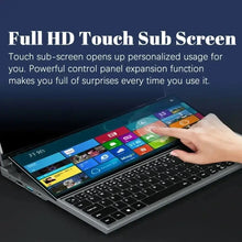 Load image into Gallery viewer, Dual Screen Laptop 16.1 Inch + 14.1 Inch Touch Screen Core i7 10750H Processor Gaming Laptop DDR4 16/32GB SSD Notebook Computer
