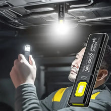 Load image into Gallery viewer, Powerful Mini COB LED Keychain Flashlight USB C Rechargeable Hanging Work Light Waterproof Keyring Camping Walking Pocket Lamp
