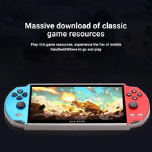 Load image into Gallery viewer, X12 PLUS Handheld Game Console 7.1 inch HD Screen Portable Retro Video Gaming Player Built-in 10000+ Classic Games
