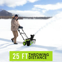 Load image into Gallery viewer, Deli Steelite 42V 20" Cordless Snow Blower – 850 Lbs/Min, Dual 4.0Ah Batteries &amp; Charger Included – Effortless Snow Removal
