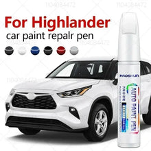 Load image into Gallery viewer, For Toyota Highlander 2001-2025 XU80 20 40 50 Paint Repair Pen Touch Up Scratch Remover DIY Car Accessories Black White Red Gray
