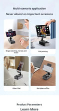 Load image into Gallery viewer, New Cell Phone Holder Stand With Bluetooth Speaker Adjustable Desktop
