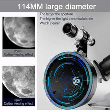 Load image into Gallery viewer, 35X-875X Professional Astronomical Telescope Monocular 114MM Large-Aperture F70076 for Stargazing Bird Watching Moon

