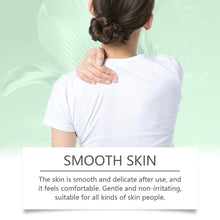 Load image into Gallery viewer, Woman applying Joint Care Miracle Balm on back for smooth skin texture.

