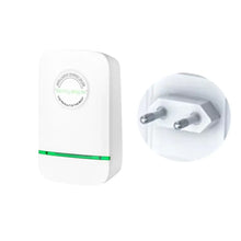 Load image into Gallery viewer, Pro Power Save Electricity Energy Saver device with green indicator and plug for residential use.
