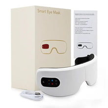 Load image into Gallery viewer, Eye Massager with Heat Smart Eye Care Device with Music for Migraines Relax Reduce Eye Strain Dark Circles Eye Bag Improve Sleep
