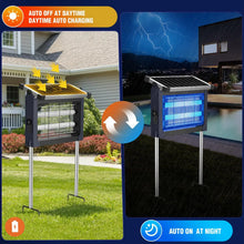 Load image into Gallery viewer, Solar Bug Zapper Outdoor Waterproof
