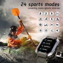 Load image into Gallery viewer, C20 Military Smart Watch Men Carbon Black Ultra Army Outdoor  2023
