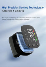 Load image into Gallery viewer, Yongrow Rechargeable Digital Wrist Blood Pressure Monitor Sphygmomanometer Tonometer Tensiometer Heart Rate Meter BP Monitor
