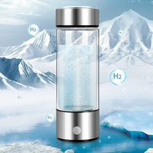 Load image into Gallery viewer, Hydrogen Water Bottle Generator Hydrogen Rich Health Cup Alkaline Ionizer USB Rechargeable Portable hydrogen Water Ionizer
