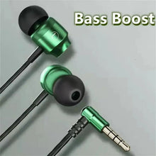Load image into Gallery viewer, Portable 3.5mm In-ear Headphones Stereo in Ear Wired Headset High Definition Deep Bass Earbuds
