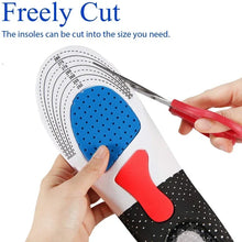 Load image into Gallery viewer, 6Pcs Orthopedic Insoles for Feet Arch Support Plantar Fasciitis Orthopedic Insole Silicone Shock Absorbing Soft Running Cushion
