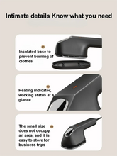 Load image into Gallery viewer, Handheld Garment Steamer, Mini Electric Iron, Portable Home Ironing Machine, Instant Heating &amp; Intelligent Temperature Control, Flat/Hanging 2 In 1, Smooth Large Plate, Multi-Level Adjustment, Non-Damaging Ironing, Suitable F
