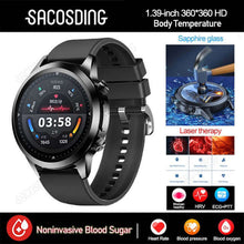 Load image into Gallery viewer, Sapphire Glass Smartwatch Blood Sugar Blood lipids Blood Pressure Body Temperature Health Monitoring Smart Watch for Men Clock
