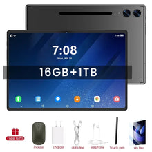 Load image into Gallery viewer, 2025 New Android 15 Pad 7S Pro Tablet PC 10.1 inch 16GB+1T Global Version 5G Tablette WiFi Dual SIM 10000mAh Google Tablet BT5.0
