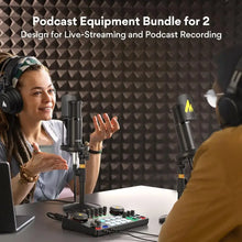 Load image into Gallery viewer, MaonoCaster-Podcast Equipment Bundle for 2-includes All-in-one Audio Interface with Premium Mic Preamp, XLR Condenser
