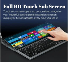 Load image into Gallery viewer, Dual Screen Laptop 16.1 Inch + 14.1 Inch Touch Screen Core i7 10750H Processor Gaming Laptop DDR4 16/32GB SSD Notebook Computer
