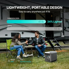 Load image into Gallery viewer, Power Station LiFePO4 3300W Boost 2200W AC 6 Ports 41lb Camping RV
