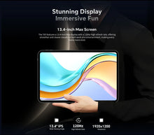 Load image into Gallery viewer, Teclast T65 Tablet 13.4" 2K 120Hz Android 16 Tablets Unisoc T7280 Octa Core Max 26GB RAM 128GB ROM 8000mAh 4G LTE
