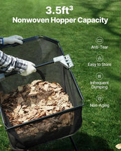 Load image into Gallery viewer, Push Lawn Sweeper,21-inch Leaf &amp; Grass Collector,Strong Rubber Wheels &amp; Heavy Duty Thickened Steel Durable to Use
