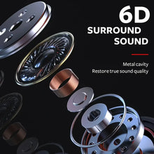 Load image into Gallery viewer, T2000 Waterproof Sports Binaural Wired Headset HIFI Metal Bass Earbud Headphone Sport Stereo Sound Noise Reduction Headset
