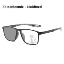 Load image into Gallery viewer, Smart Photochromic Presbyopia Glasses TR90 Sports Progressive Multifocal Reading Eyeglasses Finished Near Far Bifocal Eyewear
