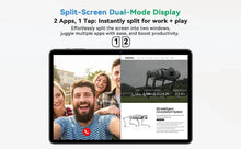 Load image into Gallery viewer, 10.1 2025 Tablet Android 15 8-core 12GB RAM 128GB with split-screen dual-mode display feature
