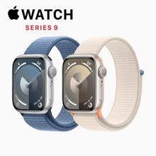 Load image into Gallery viewer, Original and New 2023 Apple Watch Series 9 Smart Watch 41mm 45mm GPS Sport Band Textile Band S9 SiP CPU Siri Apple Watch S9
