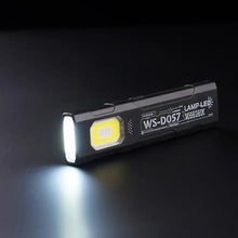 Load image into Gallery viewer, Powerful Mini COB LED Keychain Flashlight USB C Rechargeable Hanging Work Light Waterproof Keyring Camping Walking Pocket Lamp
