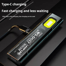 Load image into Gallery viewer, Powerful Mini COB LED Keychain Flashlight USB C Rechargeable Hanging Work Light Waterproof Keyring Camping Walking Pocket Lamp
