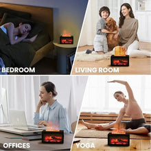 Load image into Gallery viewer, Fireplace Humidifier Aroma Flame Humidifier Fragrance Diffuser Aromatherapy Essential Oil Diffuser Fire Humidifier for Home Room
