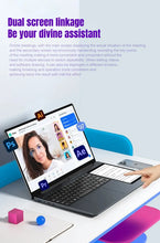 Load image into Gallery viewer, CRELANDER Intel laptop 15.6" +7" Touch Screen 32GB RAM 1TB SSD Backlit keyboard Windows 11 Notebook Computer Dual Screen Laptop
