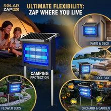 Load image into Gallery viewer, Solar Bug Zapper Outdoor Waterproof
