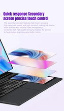 Load image into Gallery viewer, CRELANDER Intel laptop 15.6" +7" Touch Screen 32GB RAM 1TB SSD Backlit keyboard Windows 11 Notebook Computer Dual Screen Laptop
