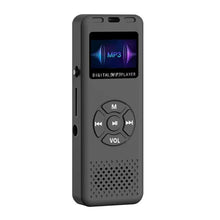 Load image into Gallery viewer, 32/64GB Digital Voice Recorder MP3 Player Mini Sound Audio Recorder Professional Recording Dictaphone Built-in Speaker FM Radio
