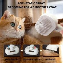 Load image into Gallery viewer, Upgraded Pet Spray Grooming Comb Steamy Floating Hair Removal Cleaning Steam Brush Styling for Dogs Cats Accessories
