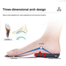 Load image into Gallery viewer, 6Pcs Orthopedic Insoles for Feet Arch Support Plantar Fasciitis Orthopedic Insole Silicone Shock Absorbing Soft Running Cushion
