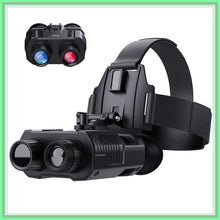 Load image into Gallery viewer, Night Vision Binoculars Goggles Infrared Digital Head Mount Built-in Battery Rechargeable Hunting Camping Equipment 1080P Video
