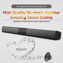 Load image into Gallery viewer, Home Theater HIFI Portable Wireless Bluetooth Speakers Column Stereo Bass Sound bar FM Radio USB Subwoofer for Computer TV Phone
