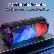 Load image into Gallery viewer, Portable bluetooth speaker tg167 bass color cool polygonal design waterproof wireless speaker, high-definition noise reduction,
