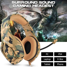Load image into Gallery viewer, PS4 Headset Bass Gaming Headphones Game Earphones Casque with Mic for PC Mobile Phone New Xbox One Tablet
