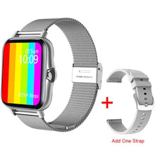 Load image into Gallery viewer, Apple Phone IOS Smartwatch 2022 Men Answer Call Smart Watch Man Woman Full Touch Android - silver steel W strap
