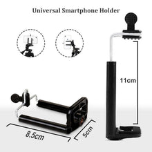 Load image into Gallery viewer, 40/52/60inch Mobile Phone Holder Extensible Tripod Stand Selfie Stick Tripod With Phone Holder For Live Streaming Video Photo
