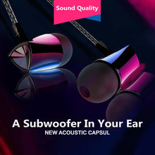 Load image into Gallery viewer, NEW Wired Earphone Mobile Phone 3.5mm Subwoofer In-ear Headphone With Microphone Tuning Stereo Headset For Huawei Xiaomi Samsung
