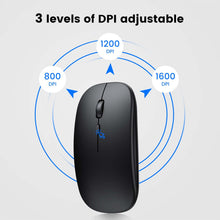 Load image into Gallery viewer, Wireless Mouse Bluetooth Rechargeable Mouse Wireless Computer Silent Mause Ergonomic Mini Mouse USB Optical Mice For PC laptop
