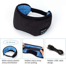 Load image into Gallery viewer, Sleep Headphones Bluetooth Eye Mask Wireless Bluetooth Music Travel Handsfree Sleeping Mask with Built-in Speakers Microphone
