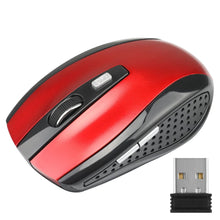 Load image into Gallery viewer, 2.4GHz Wireless Mouse Adjustable DPI Mouse 6 Buttons Optical Gaming Mouse Gamer Wireless Mice with USB Receiver for Computer PC - red - United States
